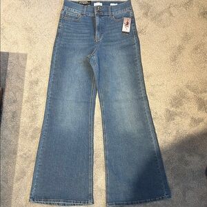 Women's Blue Flared Jeans